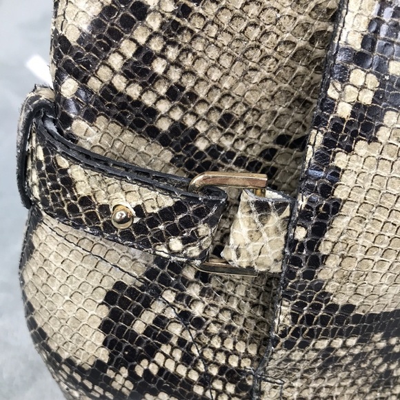 NewbarK Embossed Leather Animal Print Boots Women's Size: 9 - Picture 7 of 14